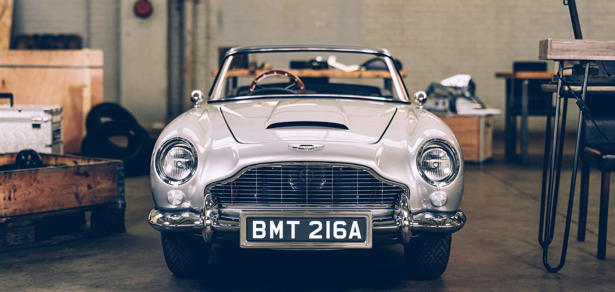 Driving JAMES BOND'S Aston Martin DB5 with all the WORKING GADGETS! 
